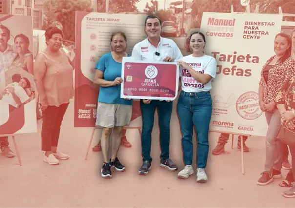 Manuel Guerra presenta la tarjeta Jefas, un apoyo directo para las madres de García