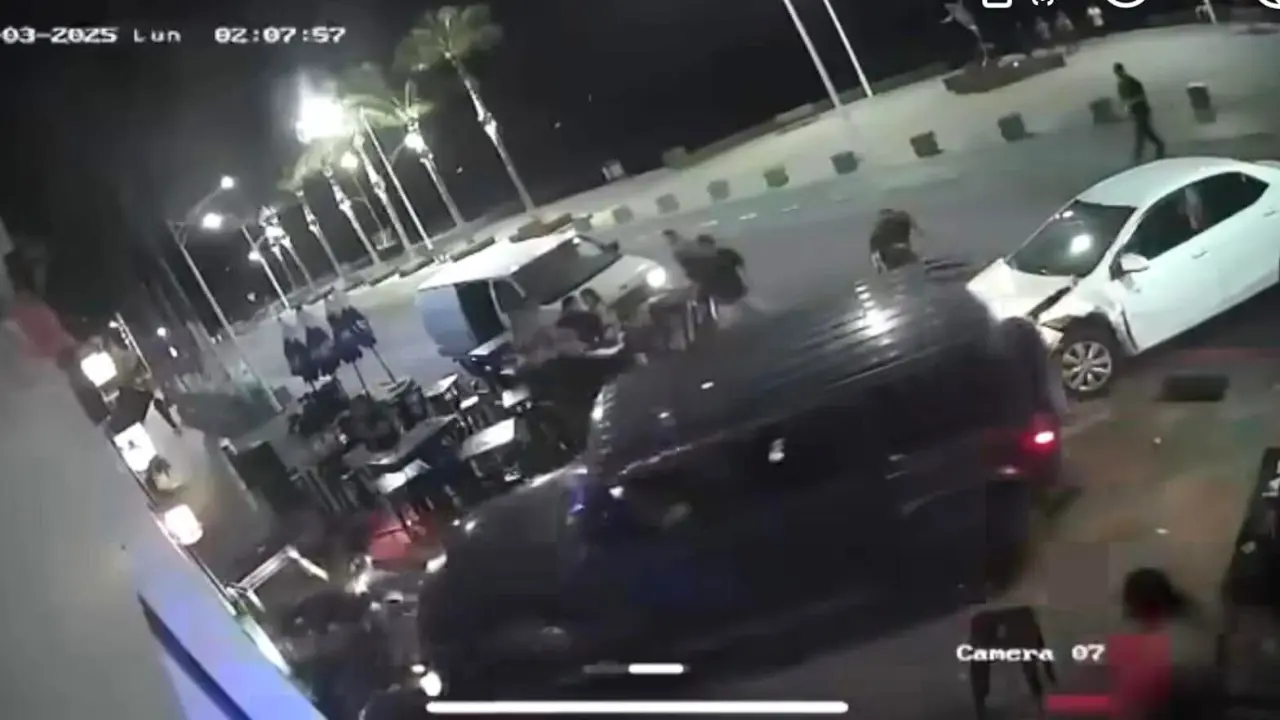 Accidente en la cervecería La México la madrugada del lunes 03 de noviembre. Foto: Secretaría de Seguridad Pública BCS / Facebook.