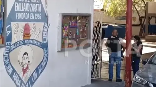 VIDEO I Estudiante armado amenaza a maestra en secundaria de la colonia Tierra y Libertad de Monterrey