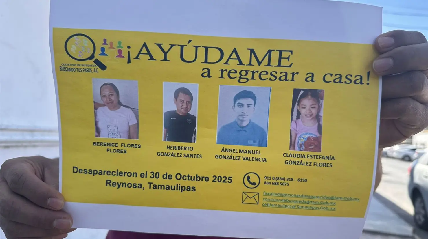 Hallan restos de la familia desaparecida en Reynosa ya hay detenidos