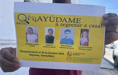 Encuentran restos de familia desaparecida en Reynosa; hay detenidos