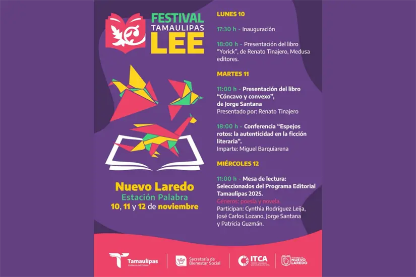 imagen recuadro Fechas del Festival Tamaulipas LEE en Nuevo Laredo | Foto: Perla Herrera