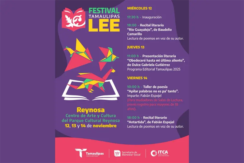 imagen recuadro Lugares del Festival Tamaulipas LEE en Reynosa | Foto: Perla Herrera