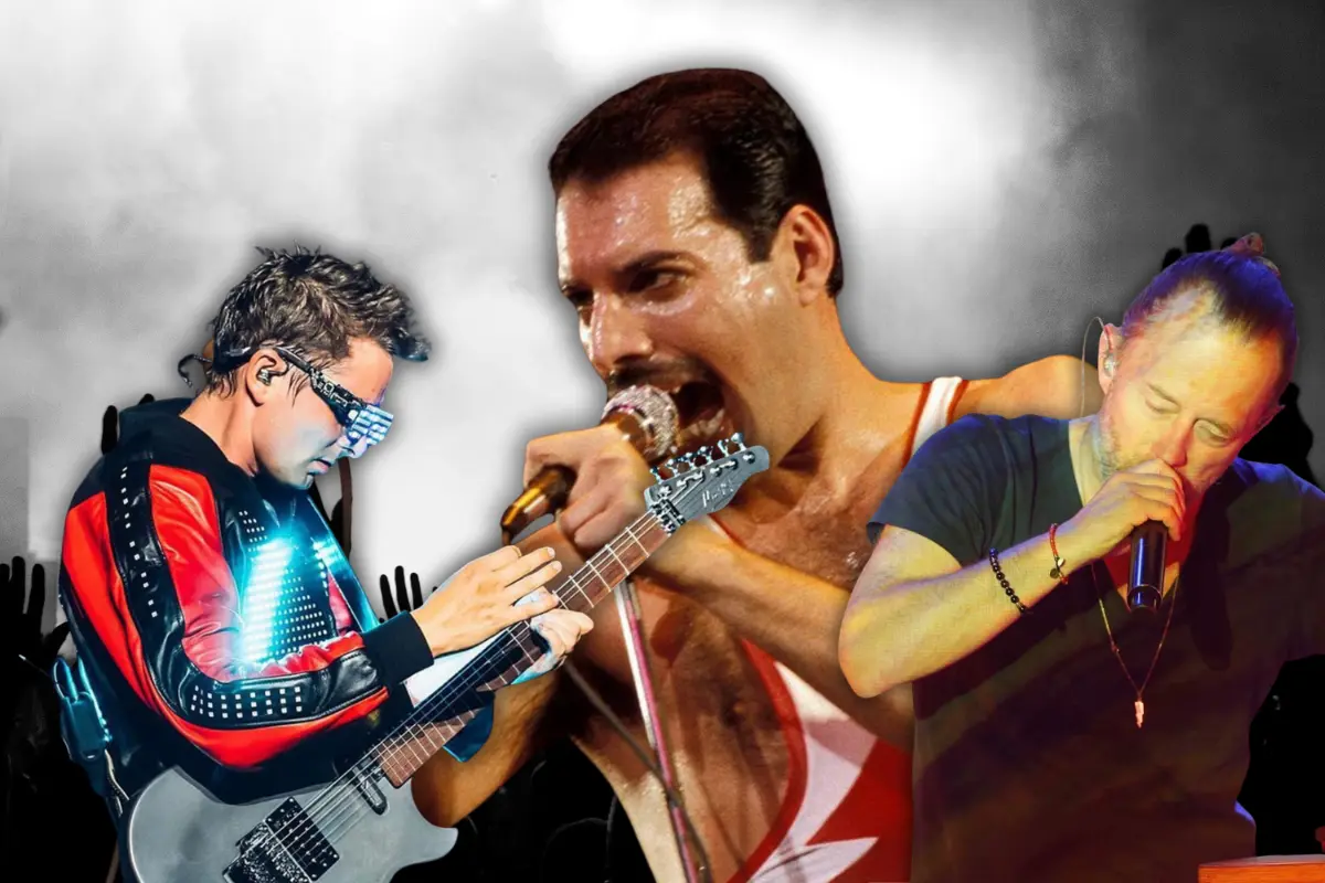Los rockeros también lloran (Foto: IG @mattbellamy, @thomyorke, @freddiemercury)