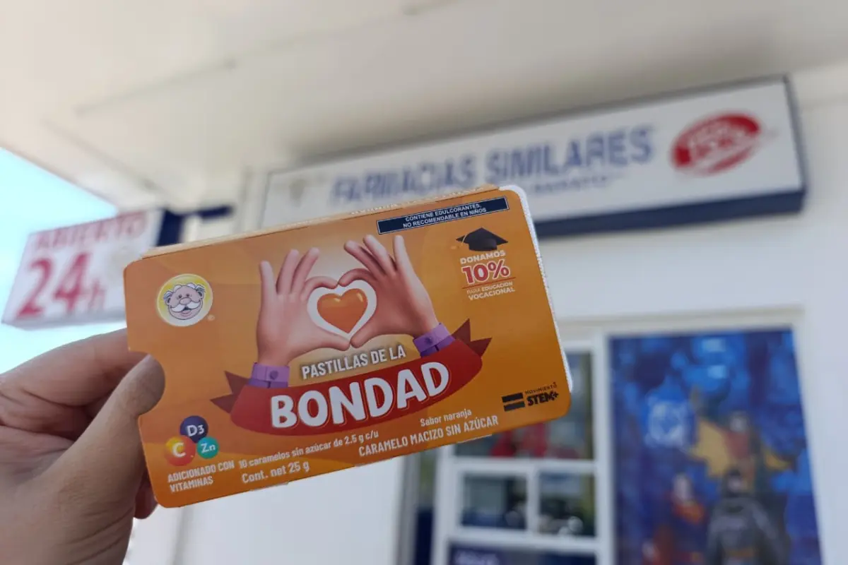 Ahora, han lanzado al público las llamadas “Pastillas de la bondad” ya en venta en el las Farmacias Similares del estado de Tamaulipas. Te contamos de qué se trata. Foto: Victoria Jiménez