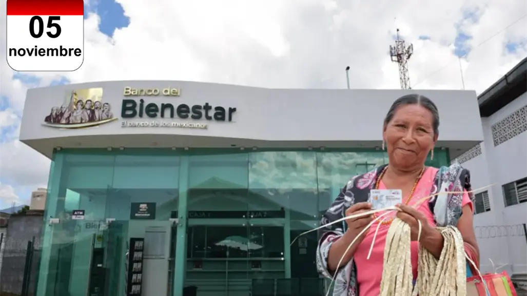 Pensión Bienestar: ¿Quién cobra el miércoles 5 de noviembre de 2025?