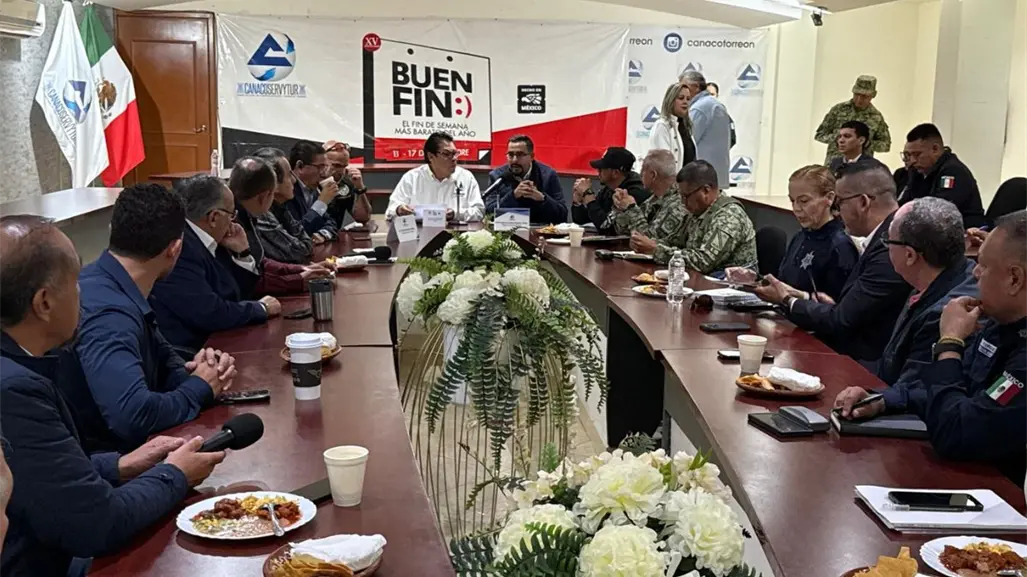 Buen Fin 2025: autoridades de Torreón definen plan de seguridad para el fin de semana