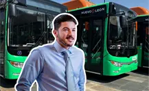 Samuel García anuncia avance del 60% en renovación de camiones en Nuevo León Samuel García anuncia avance del 60% en renovación de camiones en Nuevo León