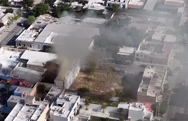 Se registra incendio en exoficina de Casa Cota en el Centro Histórico de La Paz