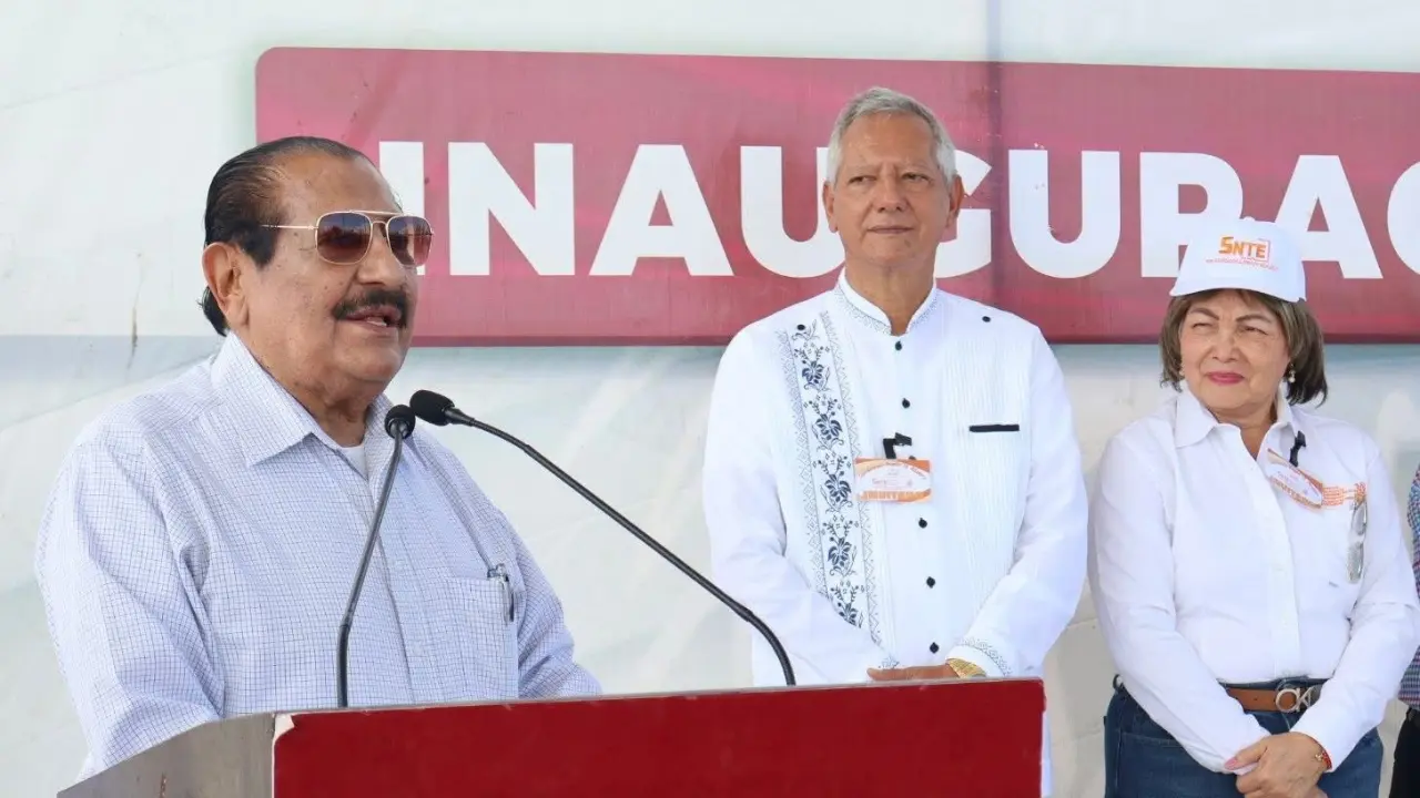 “Nunca ha pasado un billete por nosotros”; Arnulfo Rodríguez, secretario General de la Sección 30 SNTE en Tamaulipas | Foto: Axel Hassel