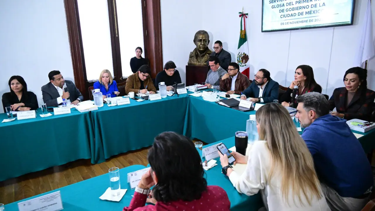 1er informe del Secretario de Obras y Servicios en CDMX. Foto: @Congreso_CdMex | Canva