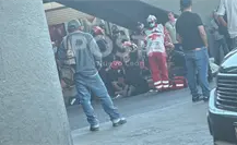 Hombre se lanza desde la estación Cuauhtémoc del Metro en Monterrey Hombre se lanza desde la estación Cuauhtémoc del Metro en Monterrey