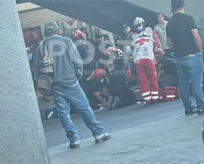 Hombre se lanza desde la estación Cuauhtémoc del Metro en Monterrey