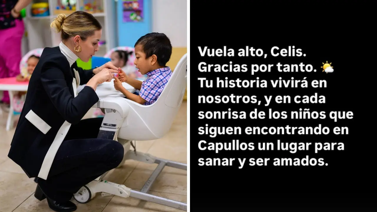 “Nos enseñó a vivir”: Mariana Rodríguez anuncia el fallecimiento de Celis, el pequeño guerrero de Capullos