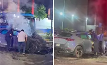 Fatal accidente entre una unidad del Va y Ven y un automóvil deja como saldo una persona sin vida en Mérida Fatal accidente entre una unidad del Va y Ven y un automóvil deja como saldo una persona sin vida en Mérida