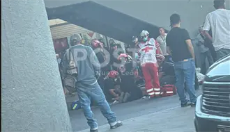 Hombre se lanza desde la estación Cuauhtémoc del Metro en Monterrey