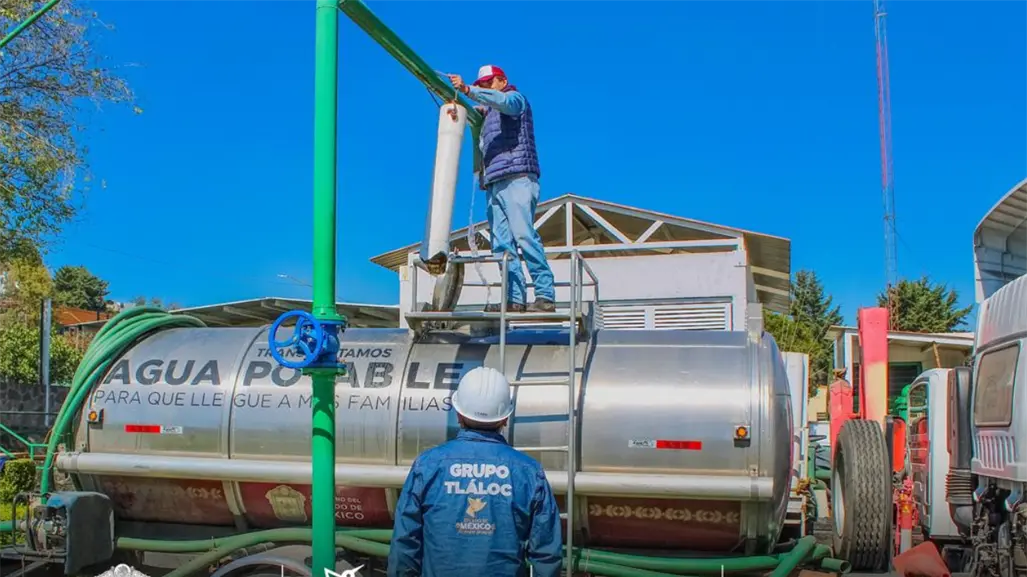 Operativo Caudal en Edomex decomisa 30 mil pipas empleadas para el robo ilegal de agua