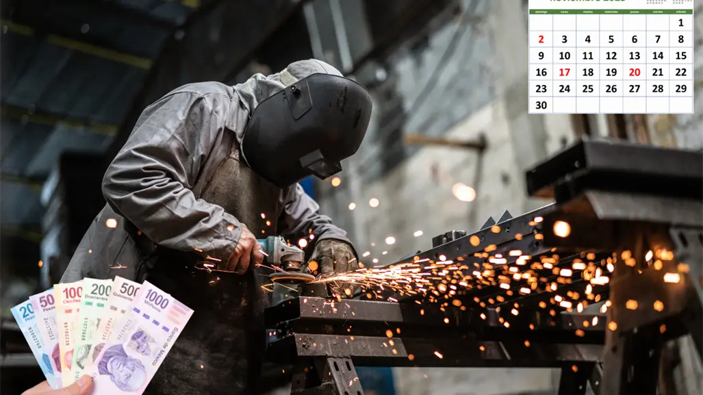 ¿Cuántos días feriados hay en noviembre 2025, según la LFT?