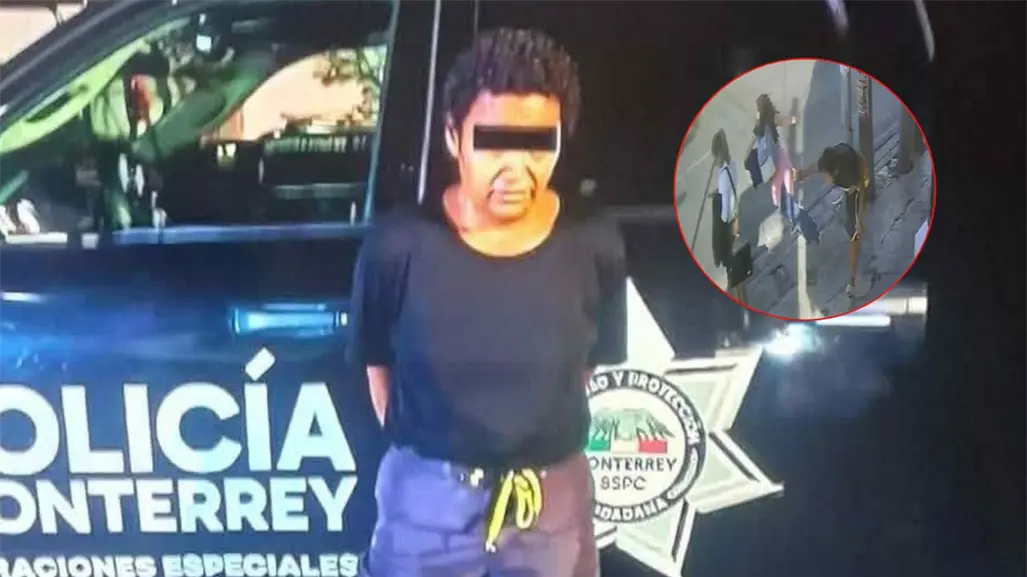Detienen a mujer en situación de calle tras agredir a peatones en el centro de Monterrey