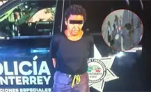 Detienen a mujer en situación de calle tras agredir a peatones en el centro de Monterrey Detienen a mujer en situación de calle tras agredir a peatones en el centro de Monterrey