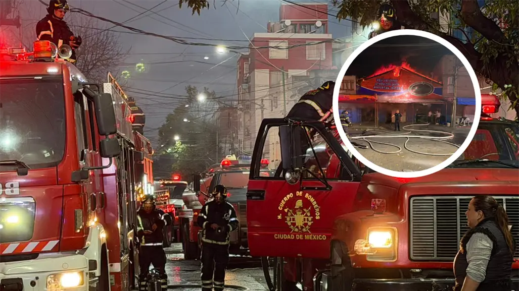 VIDEO | Incendio consume locales y bodegas en la Morelos, CDMX; reportan animales quemados