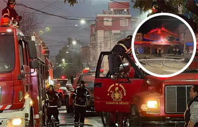 VIDEO | Incendio consume locales y bodegas en la Morelos, CDMX; reportan animales quemados