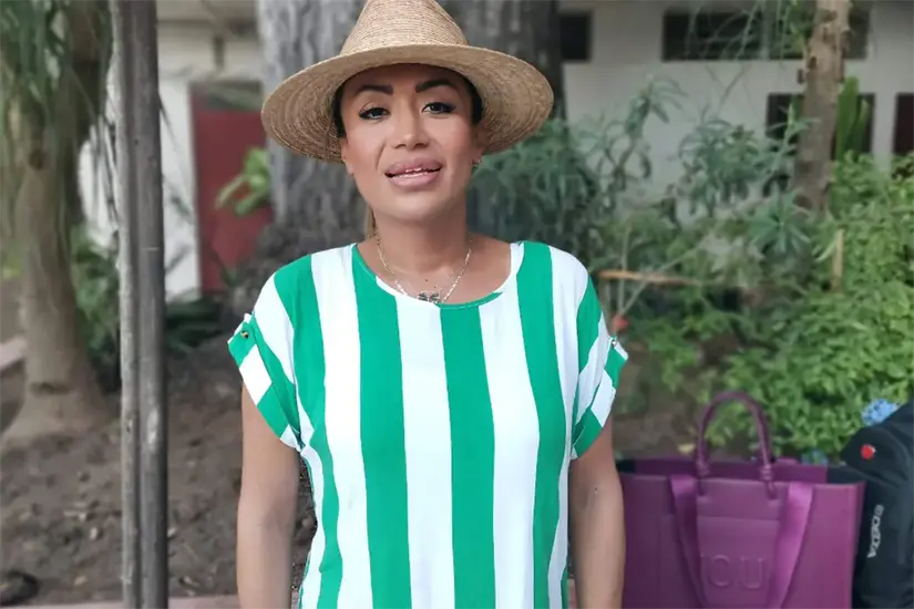 imagen recuadro Lorena Ortiz Ramírez es la primera regidora trans de Tamaulipas. Foto: Carlos García