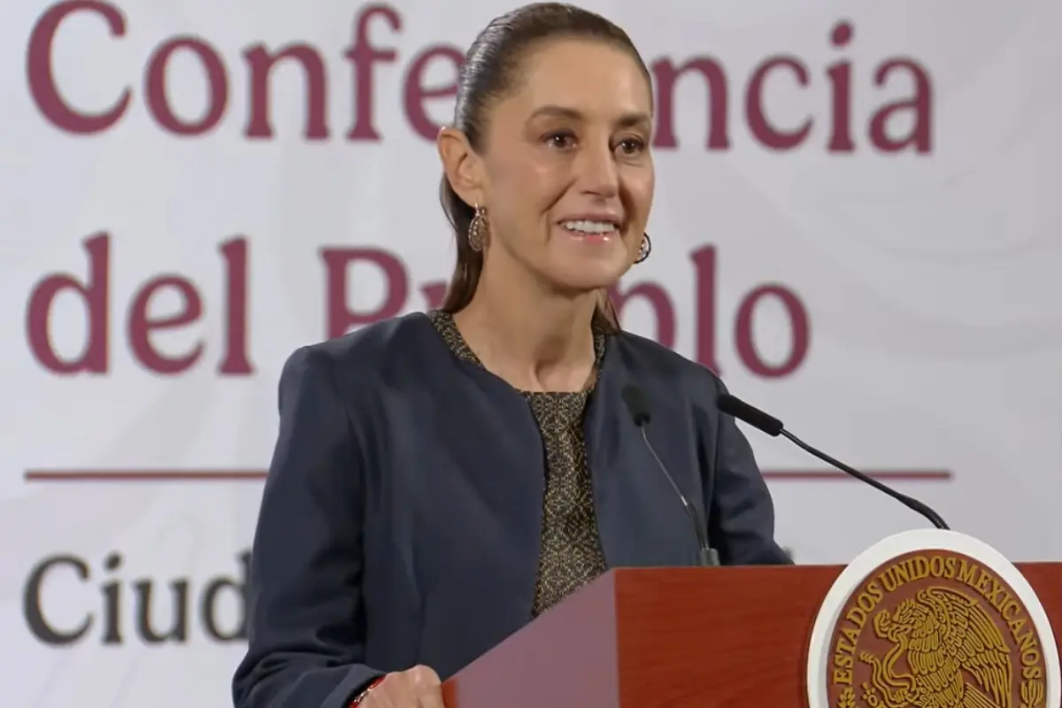 Claudia Sheinbaum en conferencia de prensa Foto: Gobierno de México