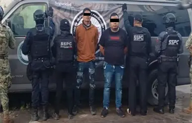 Capturan a Juan Carlos "N" y Jesús "N", implicados en homicidios y narcotráfico, en Mazatlán