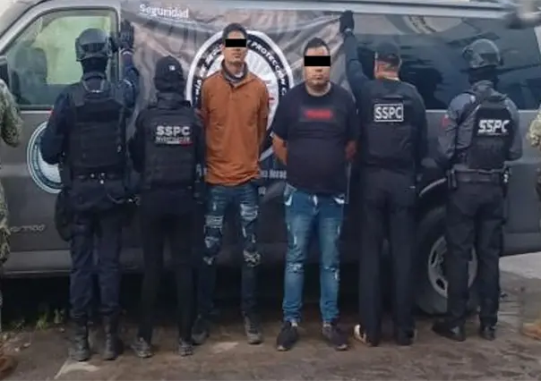 Capturan a Juan Carlos "N" y Jesús "N", implicados en homicidios y narcotráfico, en Mazatlán