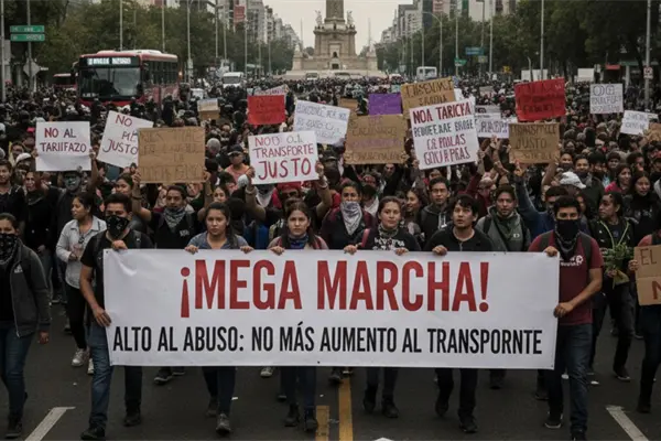 Megamarcha en CDMX HOY 6 de noviembre contra el aumento al pasaje: calles cerradas y rutas alternas