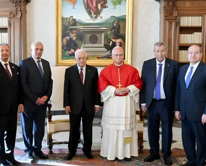 Papa León XIV se reúne con el presidente de Palestina para buscar una salida al conflicto en Gaza