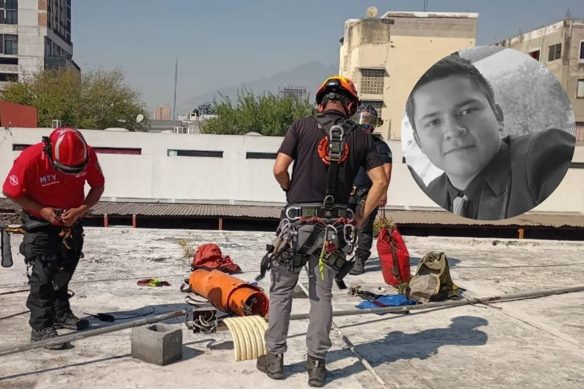 El pintor que murió electrocutado en el restaurante El Asador del centro de Monterrey era originario del municipio de Allende, Nuevo León. Foto: Facebook Protección Civil Nuevo León / Facebok Riky Robledo