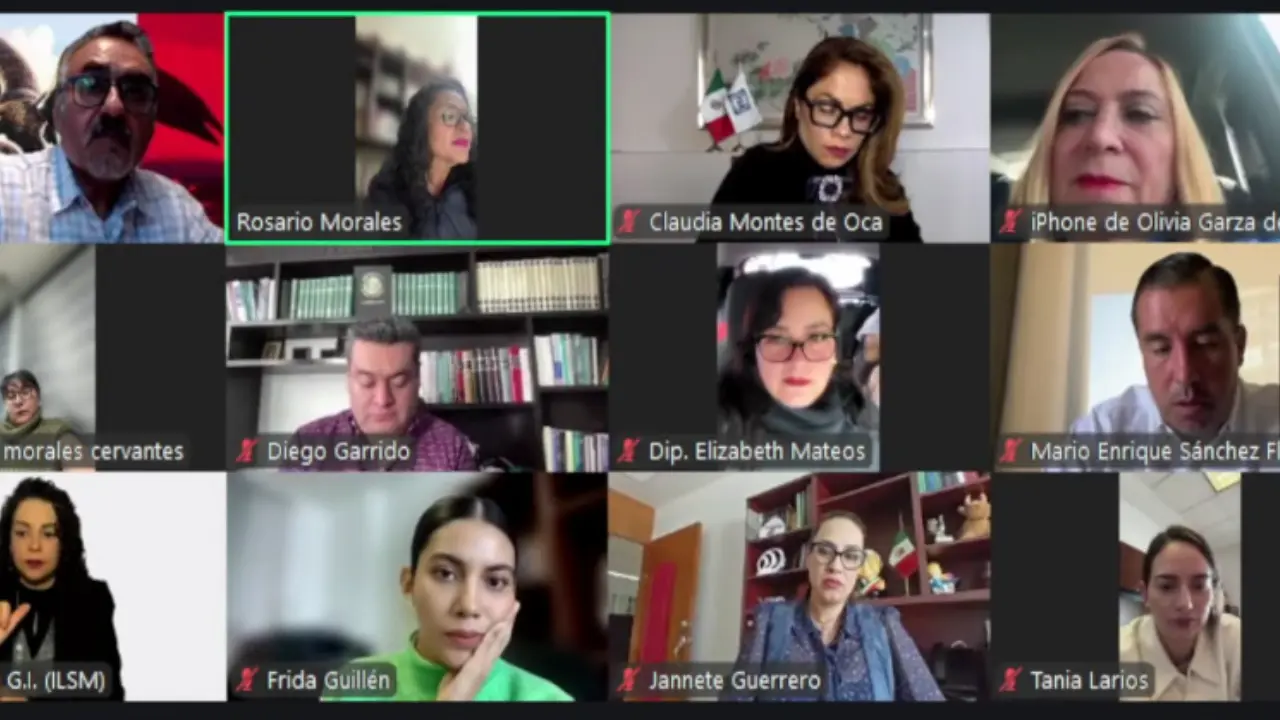 Reunión en Zoom de Comisiones Unidas de Administración y Procuración de Justicia y de Registral, notarial y Tenencia de la tierra.