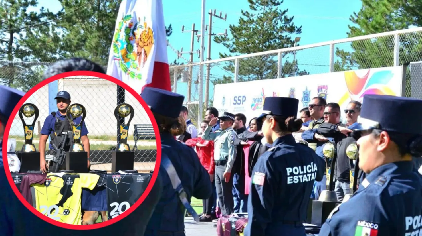Foto: Facebook/ Secretaría de Seguridad Pública del Estado de Durango | Dio inicio el torneo de fútbol llamado Copa Estatal de Prevención. 