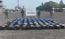 Semar decomisa más de dos toneladas de cocaína en costas de Michoacán en operación marítima Semar decomisa más de dos toneladas de cocaína en costas de Michoacán en operación marítima