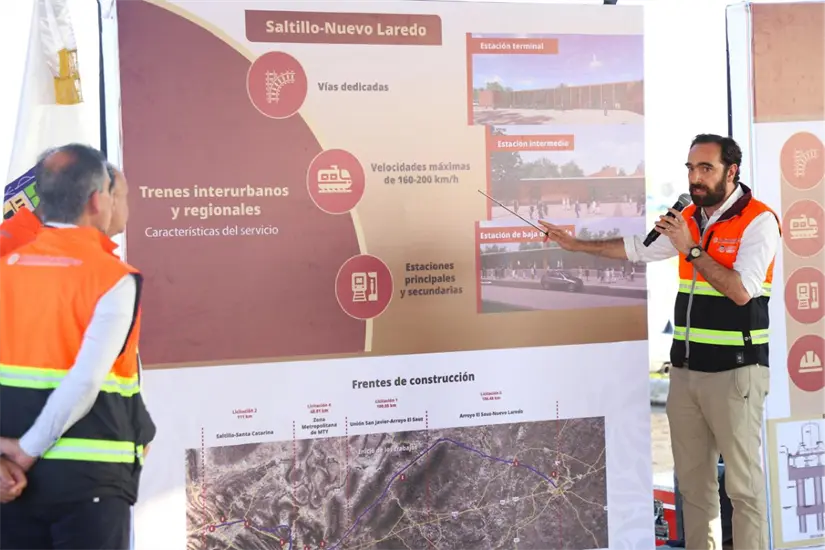 imagen recuadro Ruta ferroviaria Nuevo Laredo- Saltillo. Foto: Carlos García