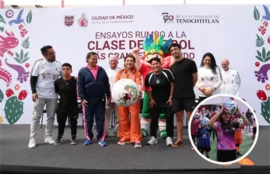 Clara Brugada y CDMX, van por el Récord: Inicia la preparación de la clase de fútbol más grande del mundo