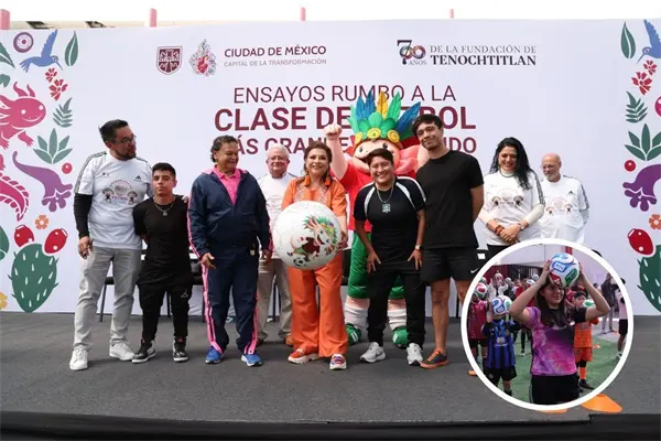 Clara Brugada y CDMX, van por el Récord: Inicia la preparación de la clase de fútbol más grande del mundo Clara Brugada y CDMX, van por el Récord: Inicia la preparación de la clase de fútbol más grande del mundo