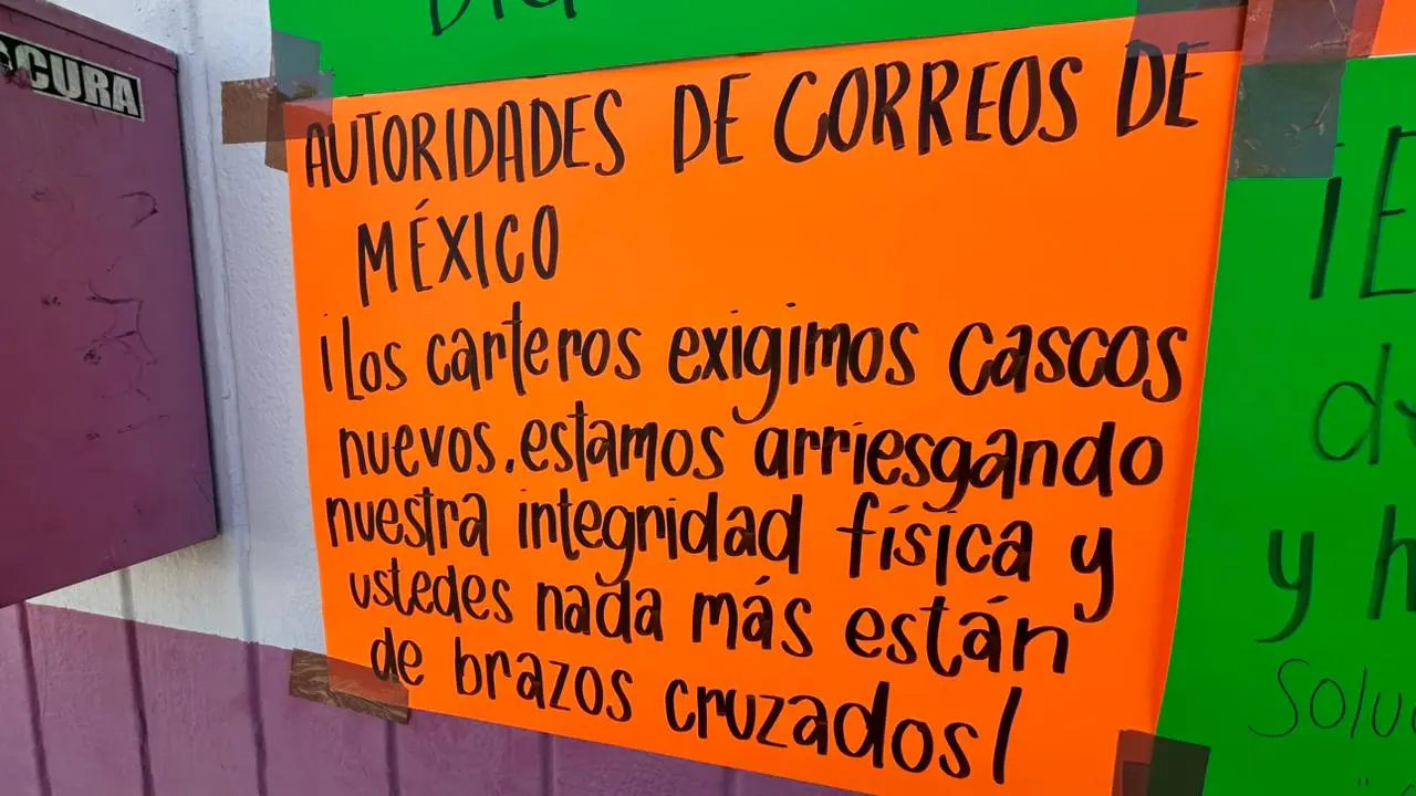 Carteros de Correos de México se manifiestan en Durango por esta razón
