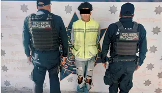 Cae El Kaleth acusado de cometer múltiples robos a tiendas en Guadalupe