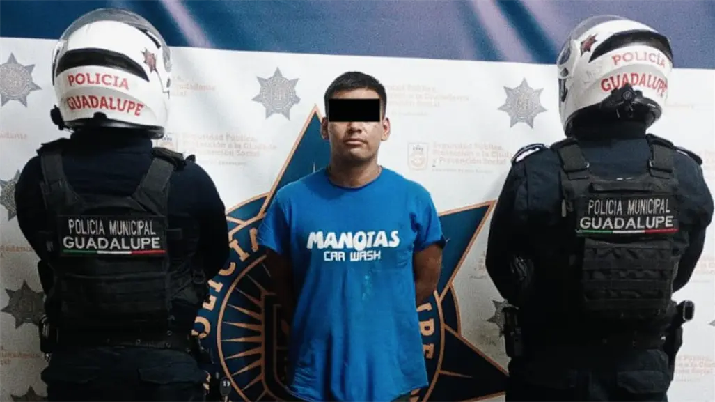 Policías de Guadalupe detienen a presunto asaltante tras robo con violencia en Jardines de la Pastora