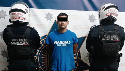 Policías de Guadalupe detienen a presunto asaltante tras robo con violencia en Jardines de la Pastora Policías de Guadalupe detienen a presunto asaltante tras robo con violencia en Jardines de la Pastora