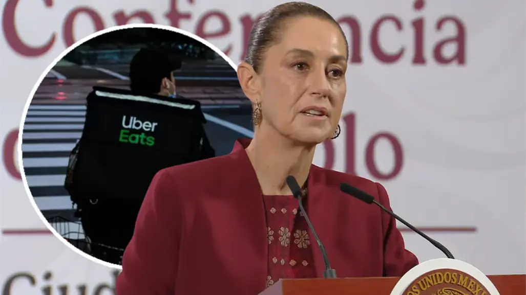 Claudia Sheinbaum pide a Profeco revisar aumentos en apps y celebra que repartidores ya tengan seguro social