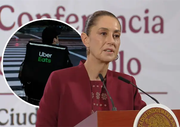 Claudia Sheinbaum pide a Profeco revisar aumentos en apps y celebra que repartidores ya tengan seguro social