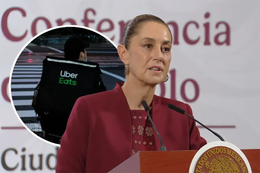Claudia Sheinbaum pide a Profeco revisar aumentos en apps y celebra que repartidores ya tengan seguro social