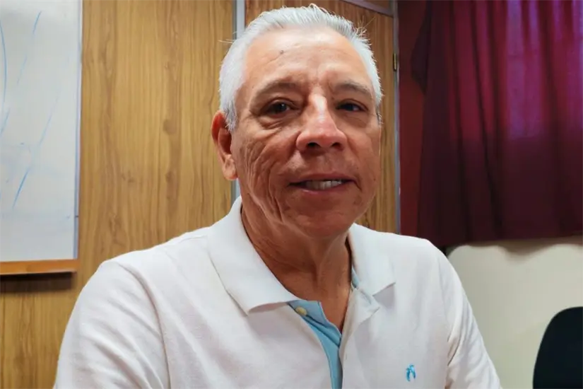 imagen recuadro Héctor Pérez Monsiváis, coordinador de Medicina Preventiva del Distrito de Salud para el Bienestar No.2. Foto: Axel Hassel