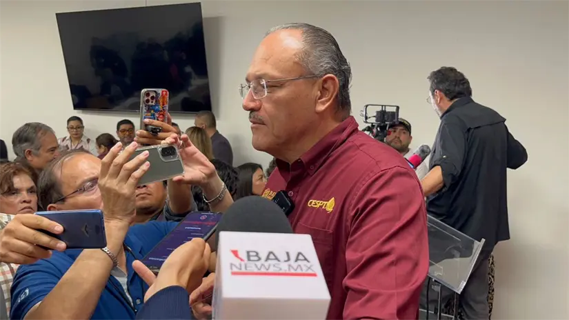 imagen recuadro Jesús García Castro, director de la Comisión Estatal de Servicios Públicos de Tijuana (CESPT) en Baja California. Foto: Baja News.