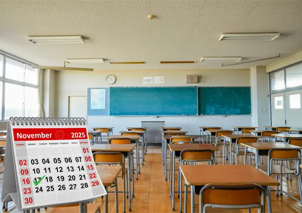 ¿Cuántos fines de semana largos tiene noviembre en las escuelas, según la SEP?