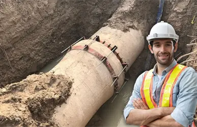 Concluye Agua y Drenaje de Monterrey trabajos de reparación en el Acueducto Mina II